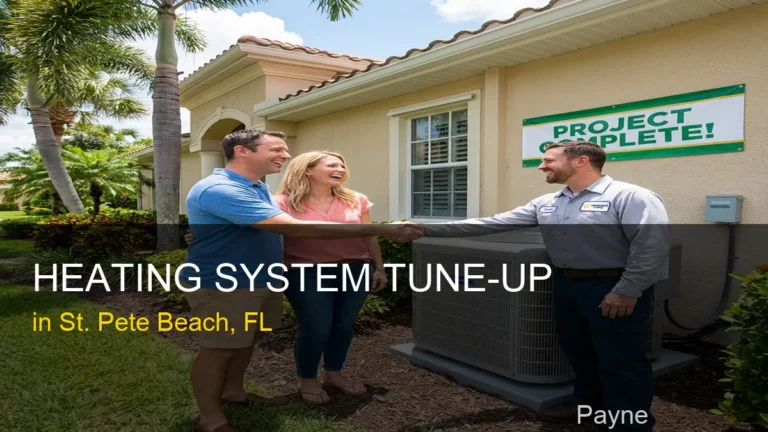 Heating System Tune-Up in St. Pete Beach - Payne